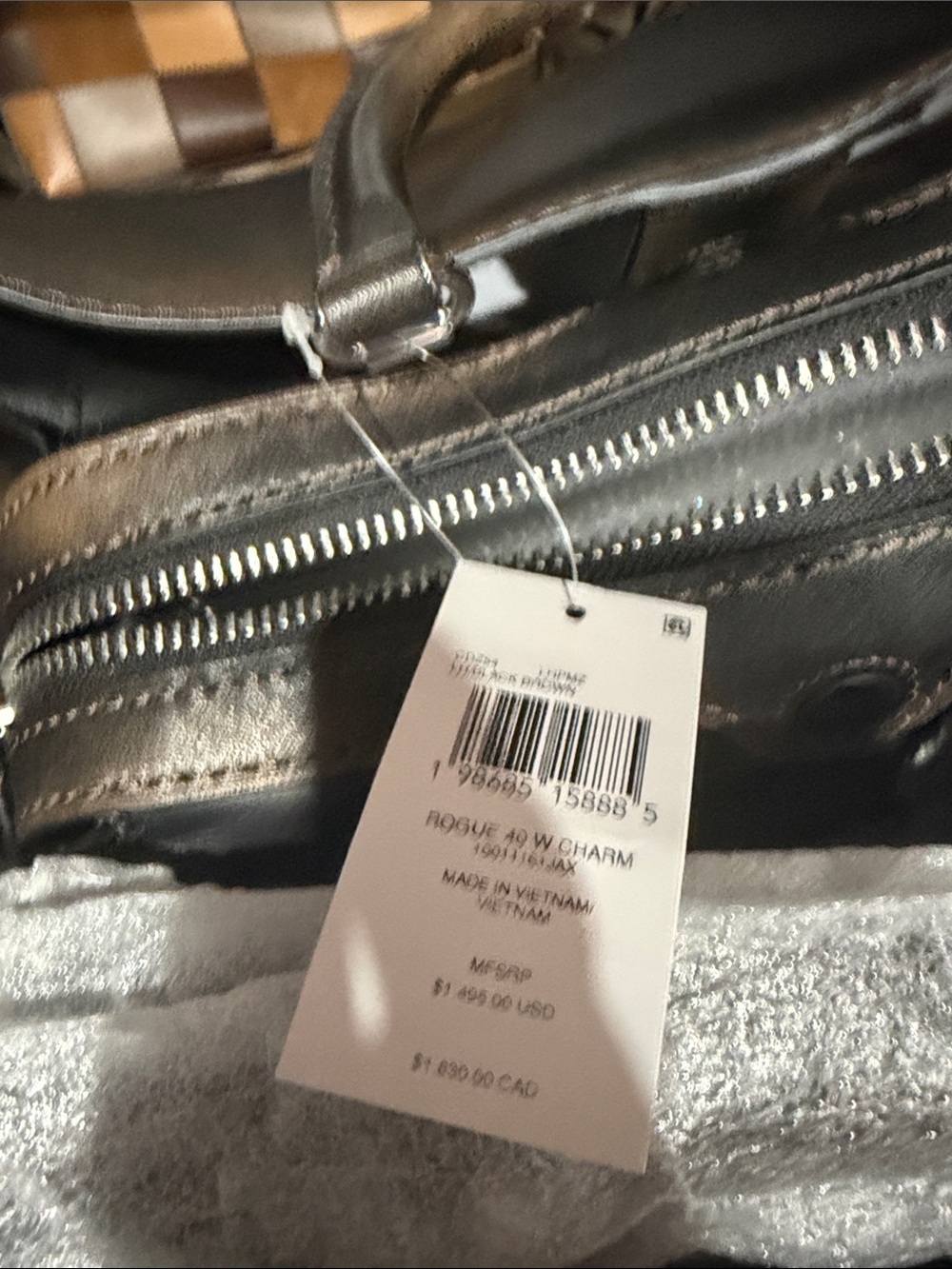 Coach LL Rogue 40 Rexy Anniversary Charm Accents NWT - Picture 11 of 11